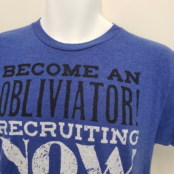 Fantastic Beasts Obliviator Blue Mens T-shirt Size Medium - Picture 3 of 5